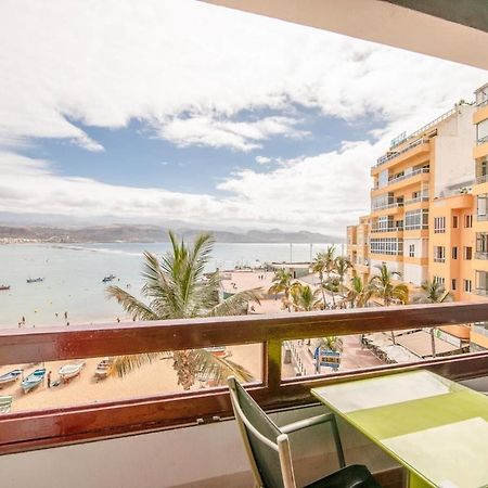 En Primera Linea De La Playa De Las Canteras Vista Al Mar Las Palmas Exterior photo